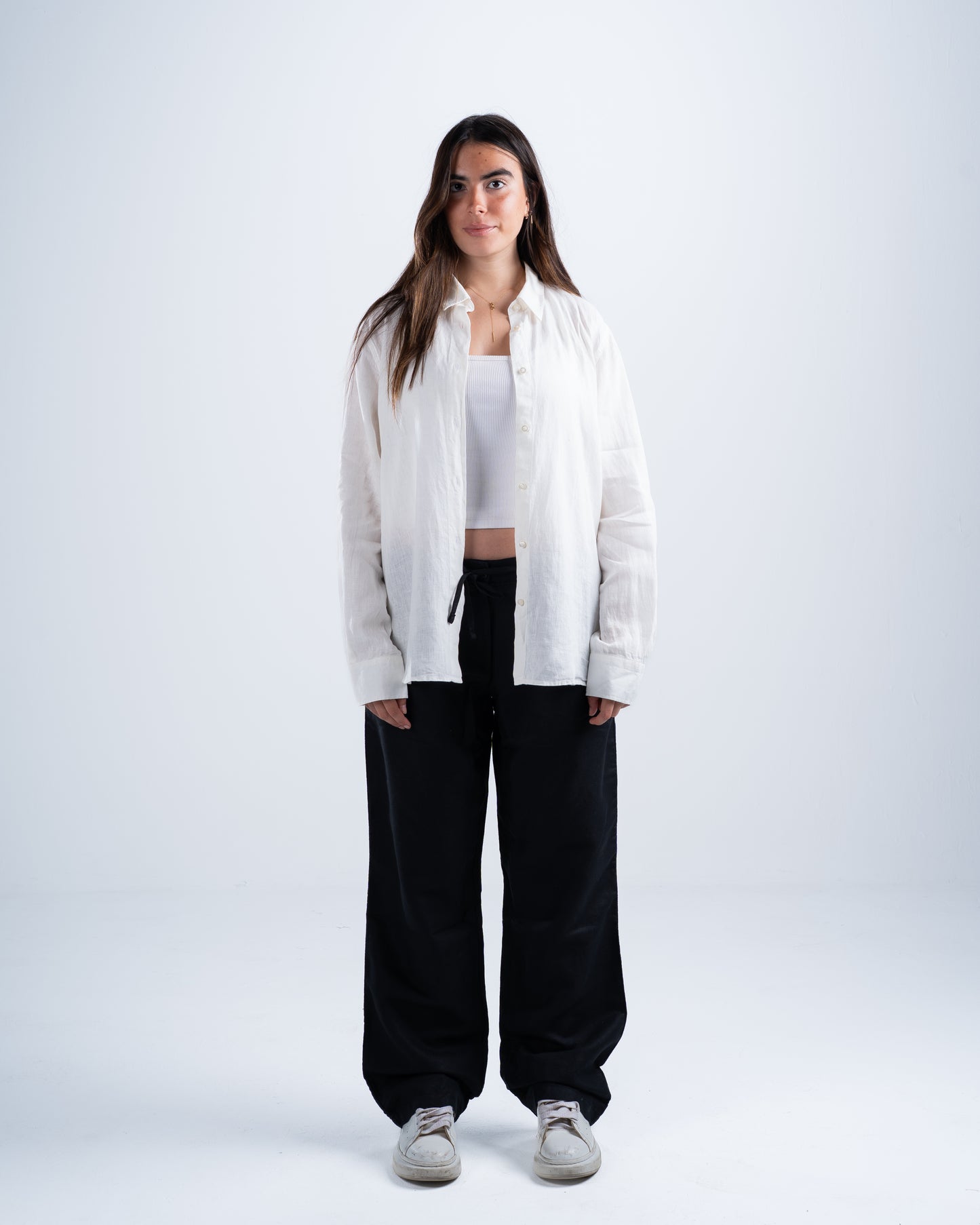 White Linen Shirt