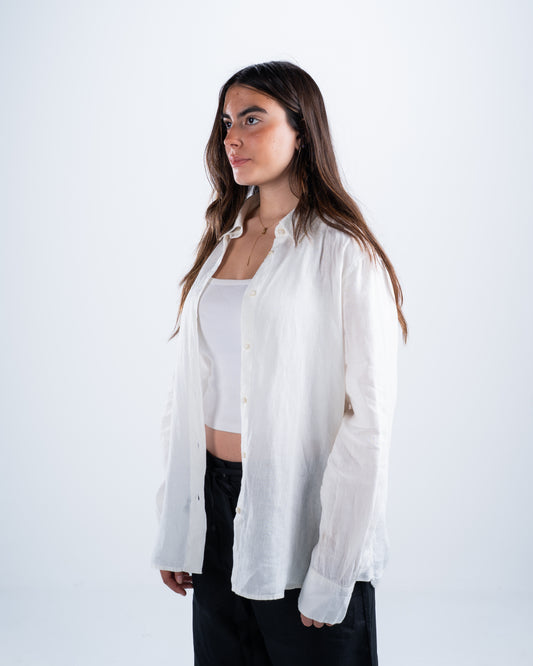 White Linen Shirt