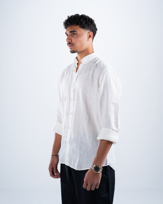 White Linen Shirt