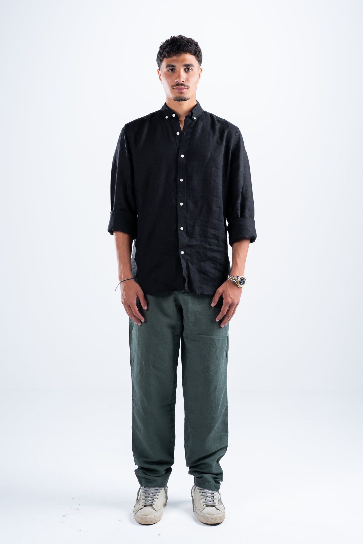 Black Linen Shirt