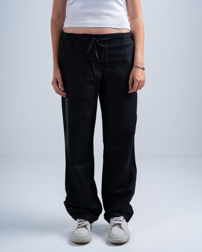 Black Linen Pants