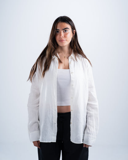 White Linen Shirt