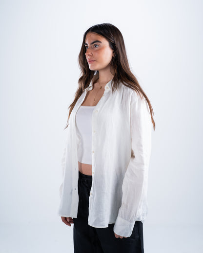 White Linen Shirt