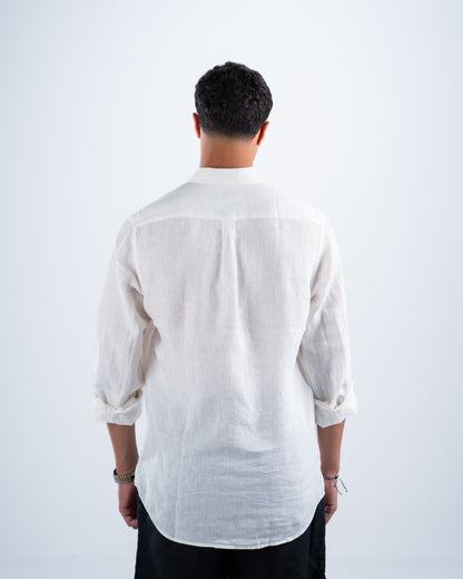 White Linen Shirt