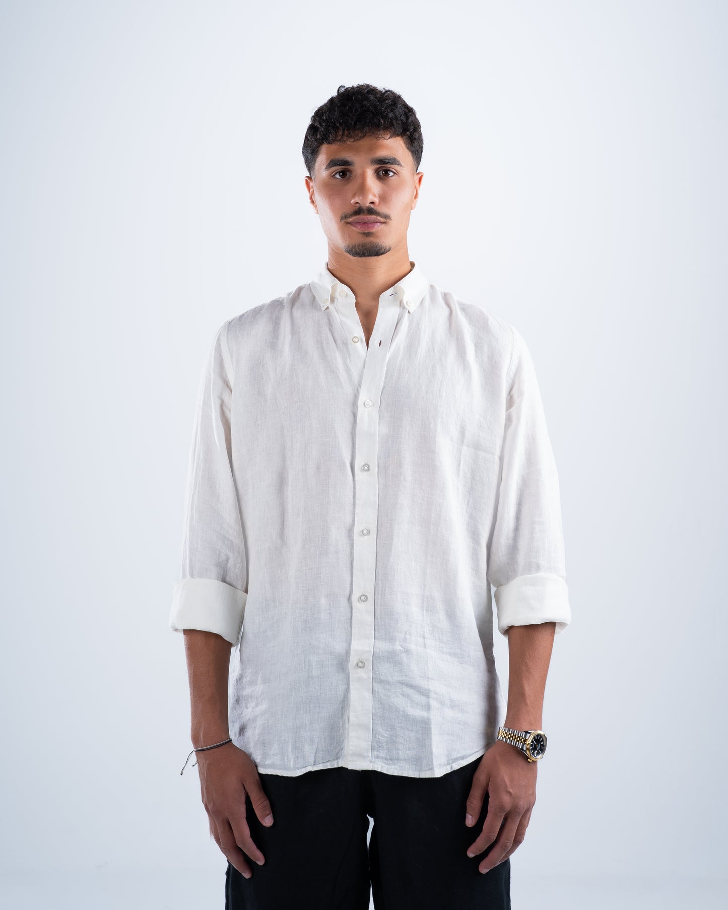 White Linen Shirt