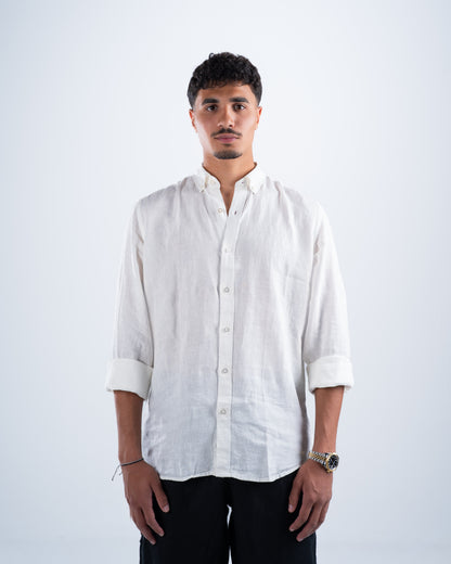 White Linen Shirt
