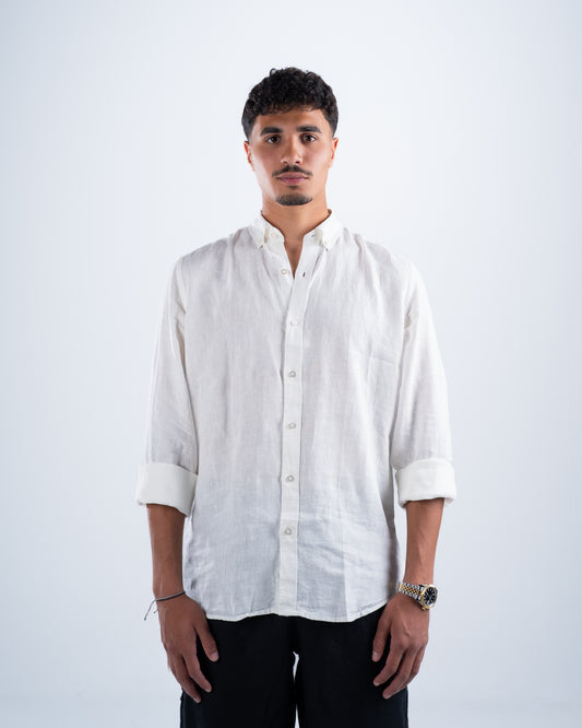 White Linen Shirt