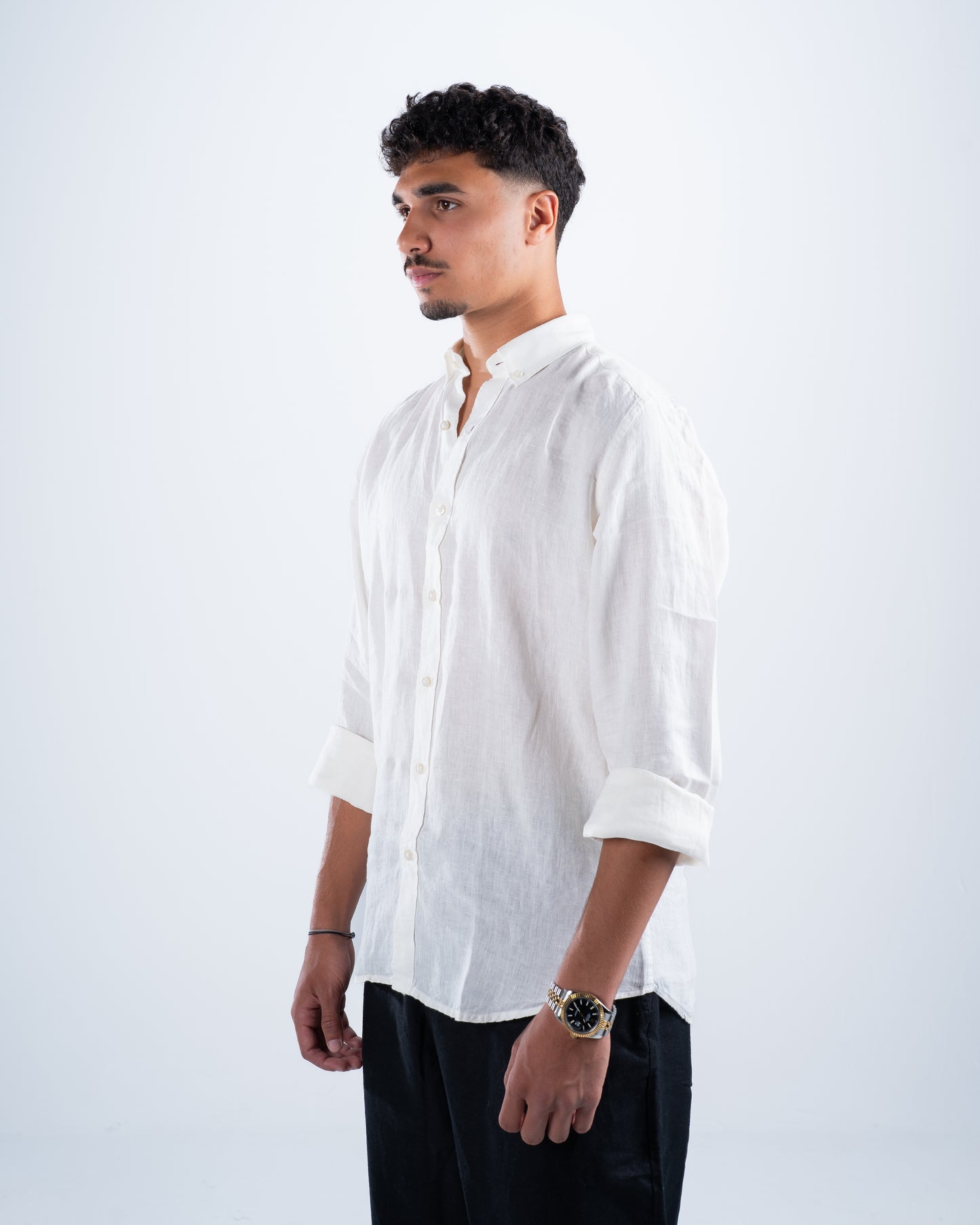 White Linen Shirt