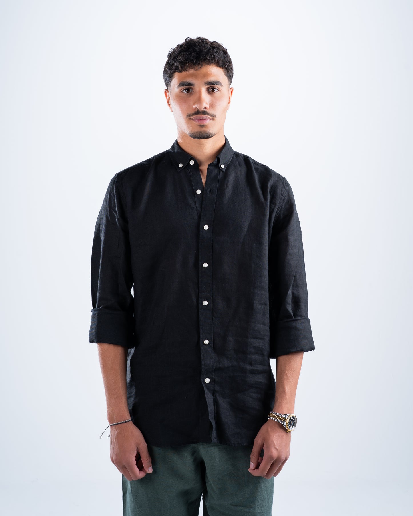 Black Linen Shirt