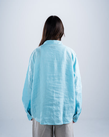 Light Blue Linen Shirt