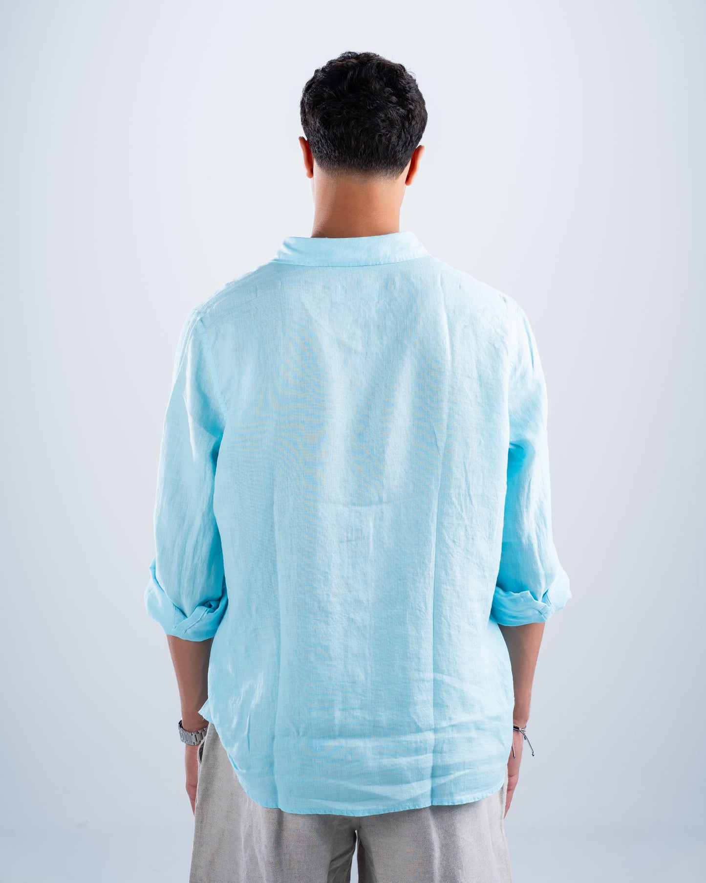 Light Blue Linen Shirt