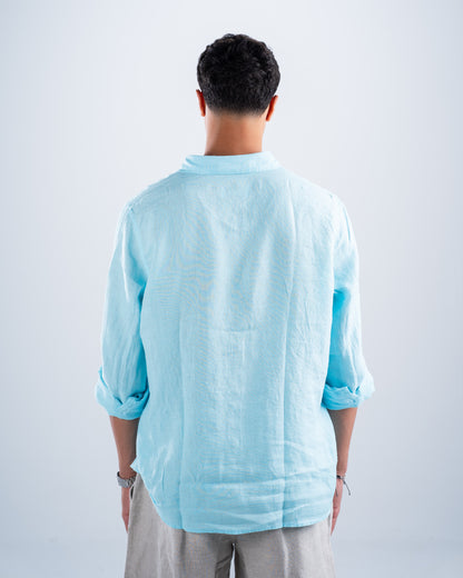 Light Blue Linen Shirt