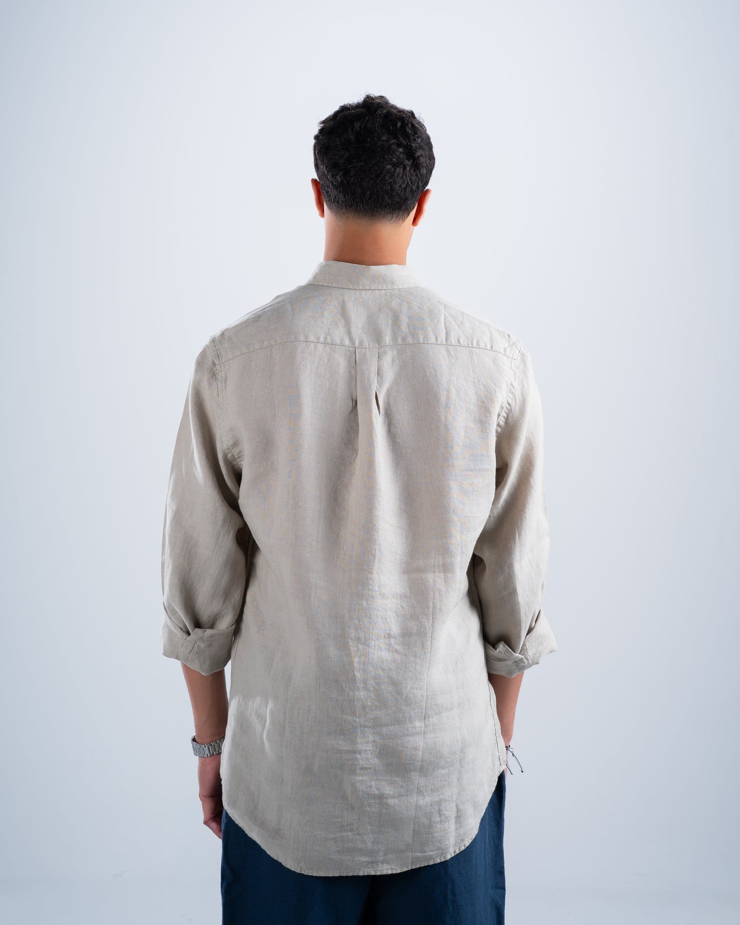 Stone Green Linen Shirt