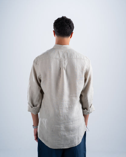 Stone Green Linen Shirt
