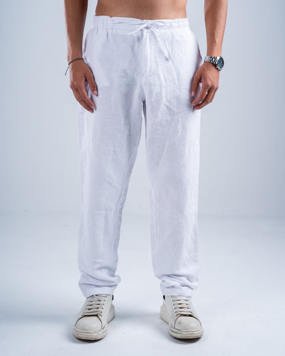 White Linen Pants