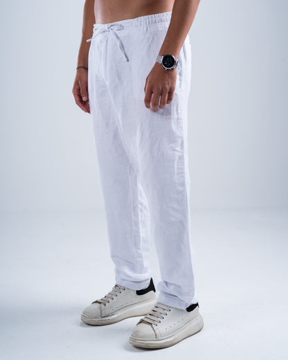 White Linen Pants