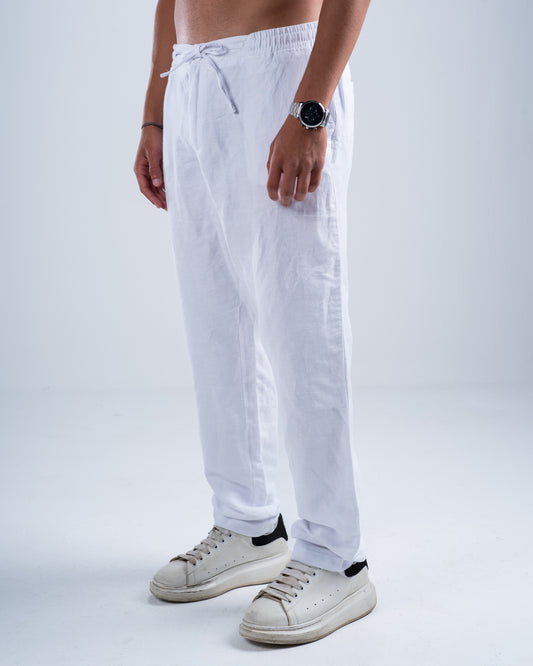 White Linen Pants