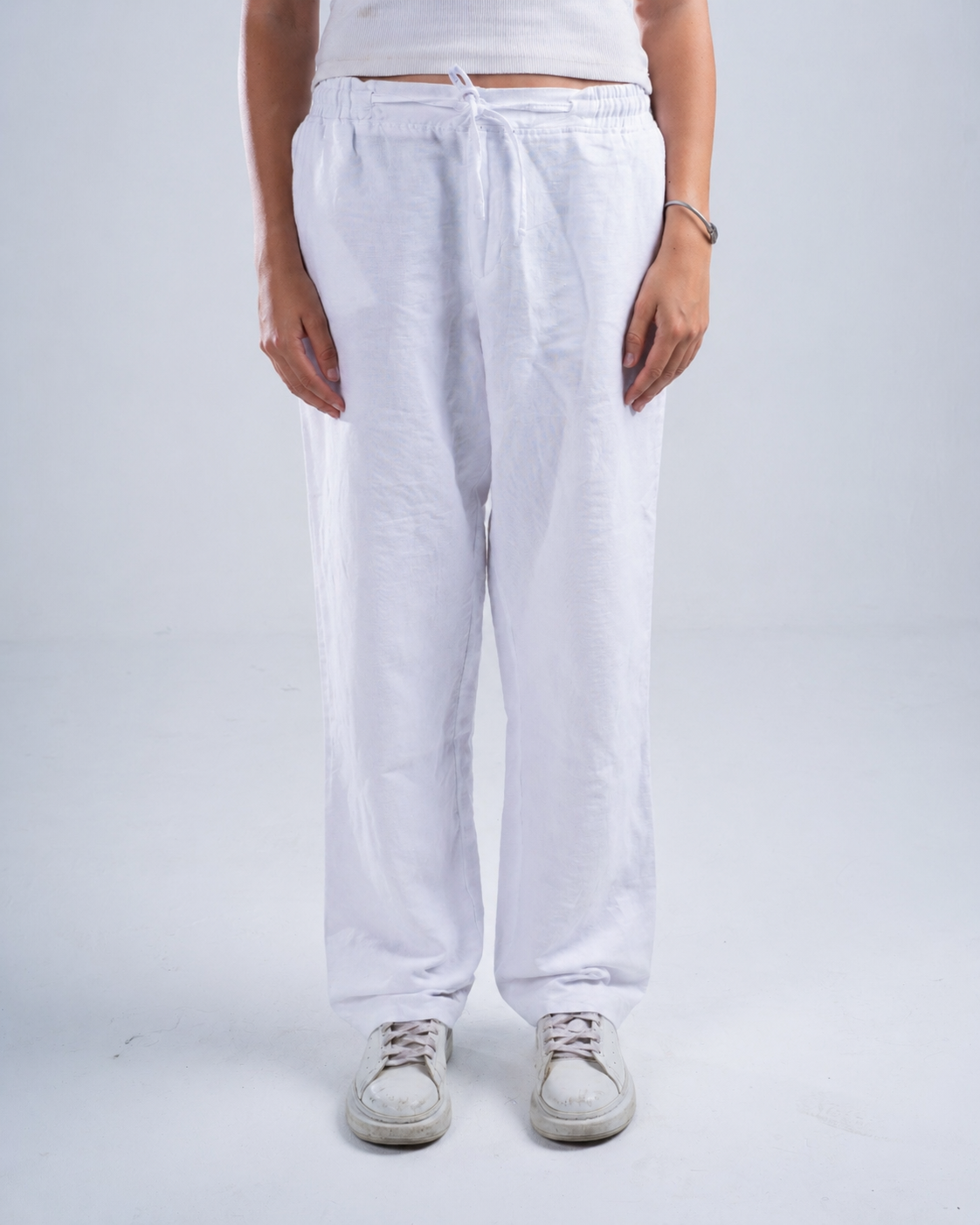White Linen Pants