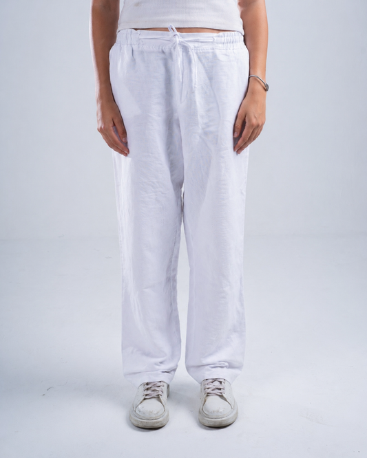 White Linen Pants
