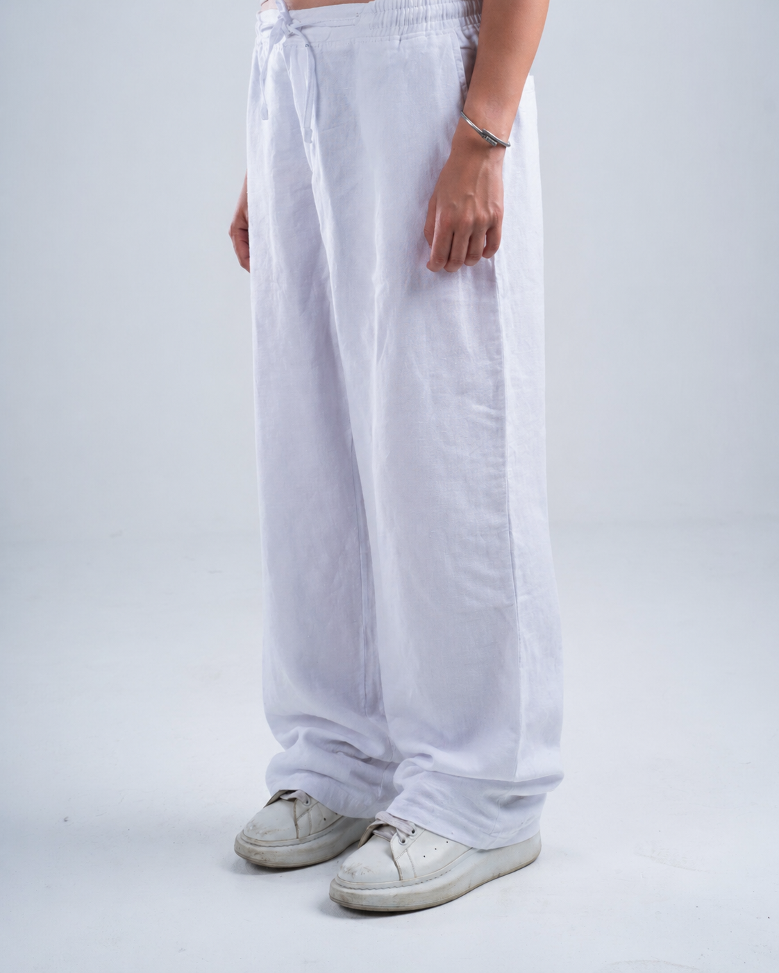 White Linen Pants