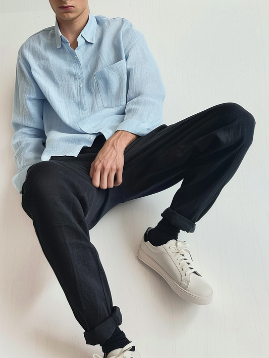 Black Linen Pants