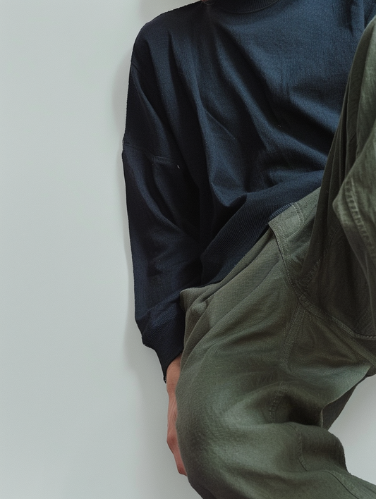 Olive Green Linen Pants